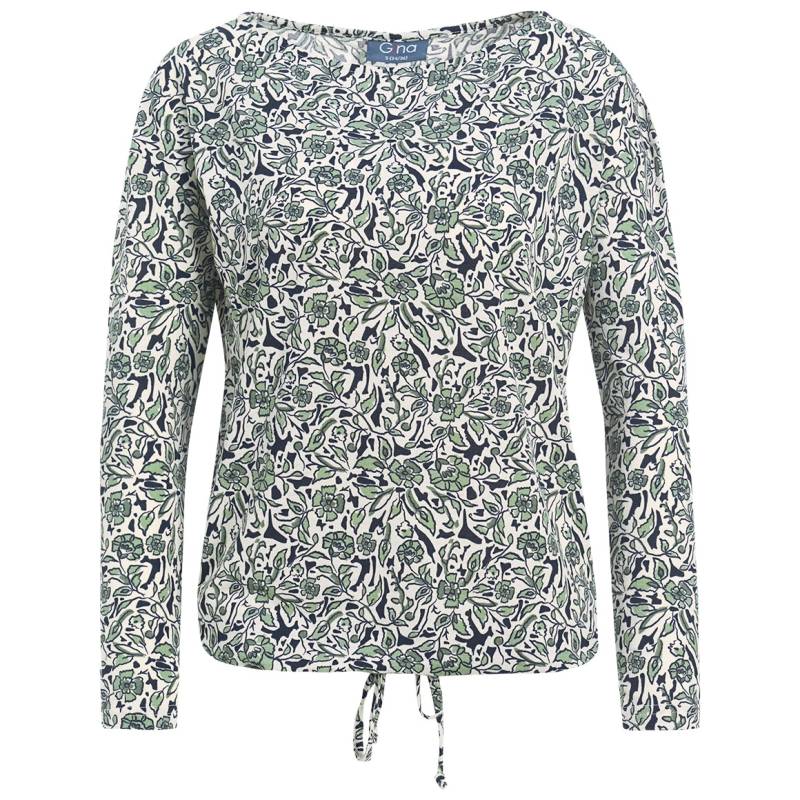 Damen Langarmshirt mit Allover-Print von Gina