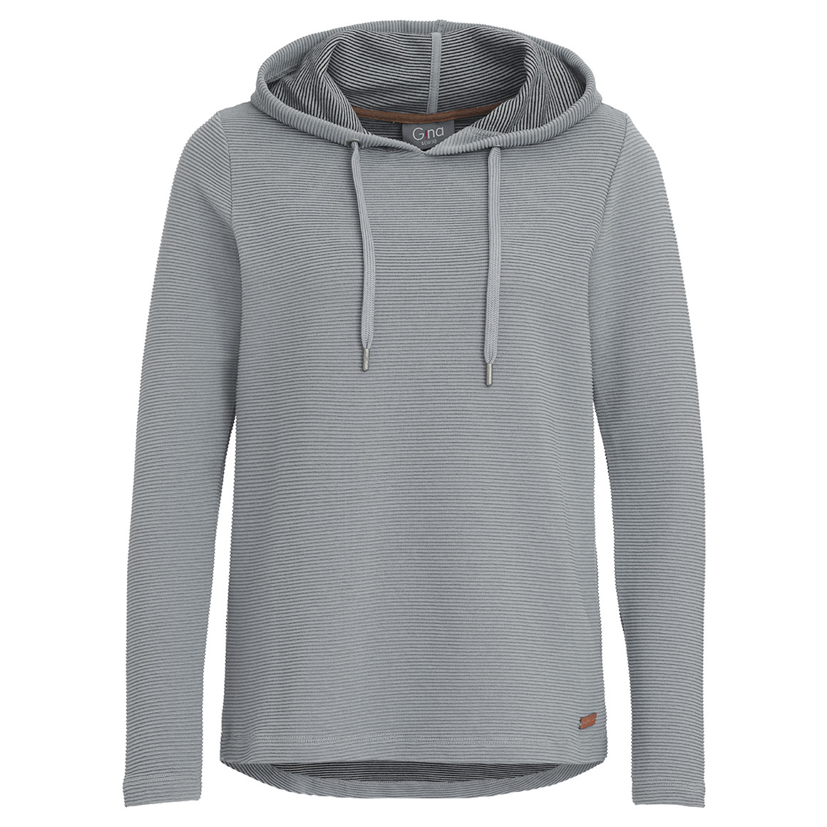 Damen Langarmshirt mit Kapuze von Gina