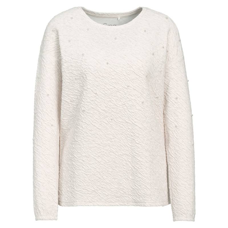 Damen Langarmshirt mit Perlen von Gina