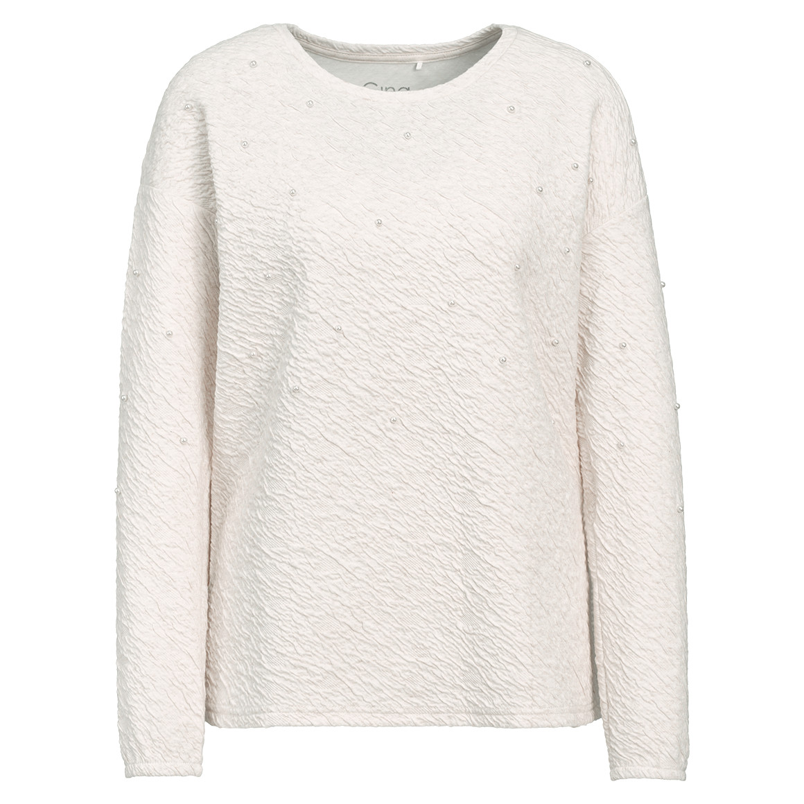 Damen Langarmshirt mit Perlen von Gina