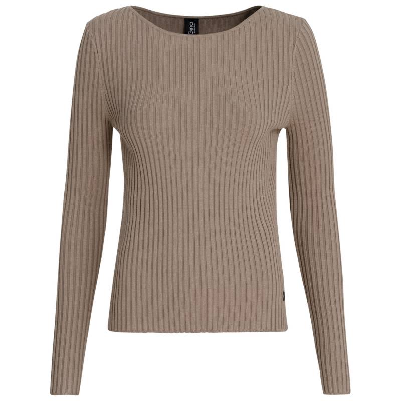 Damen Langarmshirt mit Rippstruktur von Gina