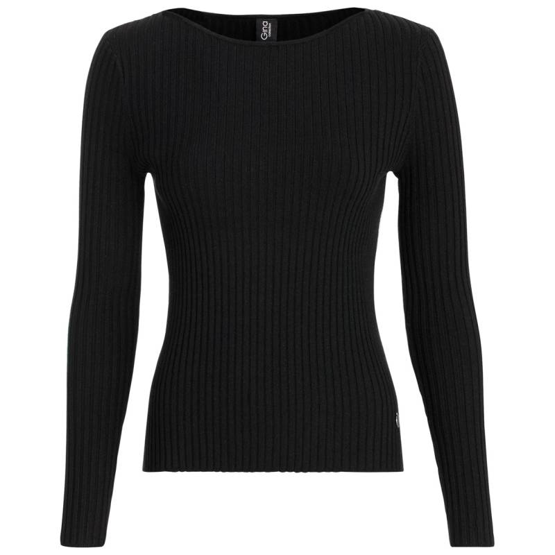 Damen Langarmshirt mit Rippstruktur von Gina