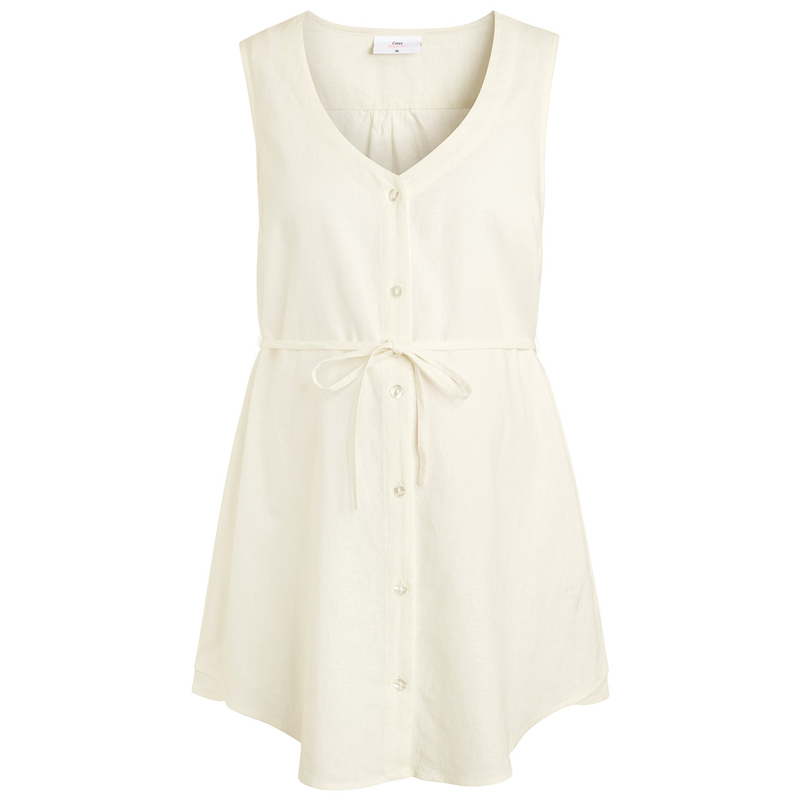 Damen Leinen-Umstands-Bluse unifarben Damen Leinen-Umstands-Bluse unifarben von Gina