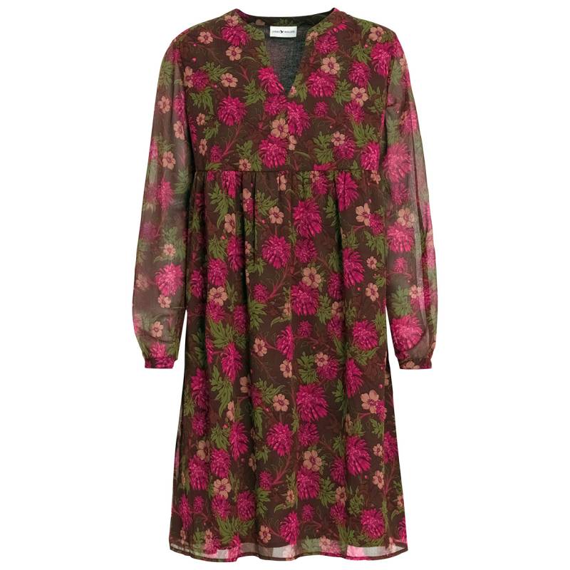 Damen Midikleid mit Allover-Muster von Gina