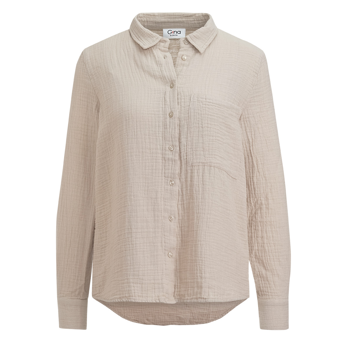 Damen Musselin-Bluse aus Baumwolle von Gina
