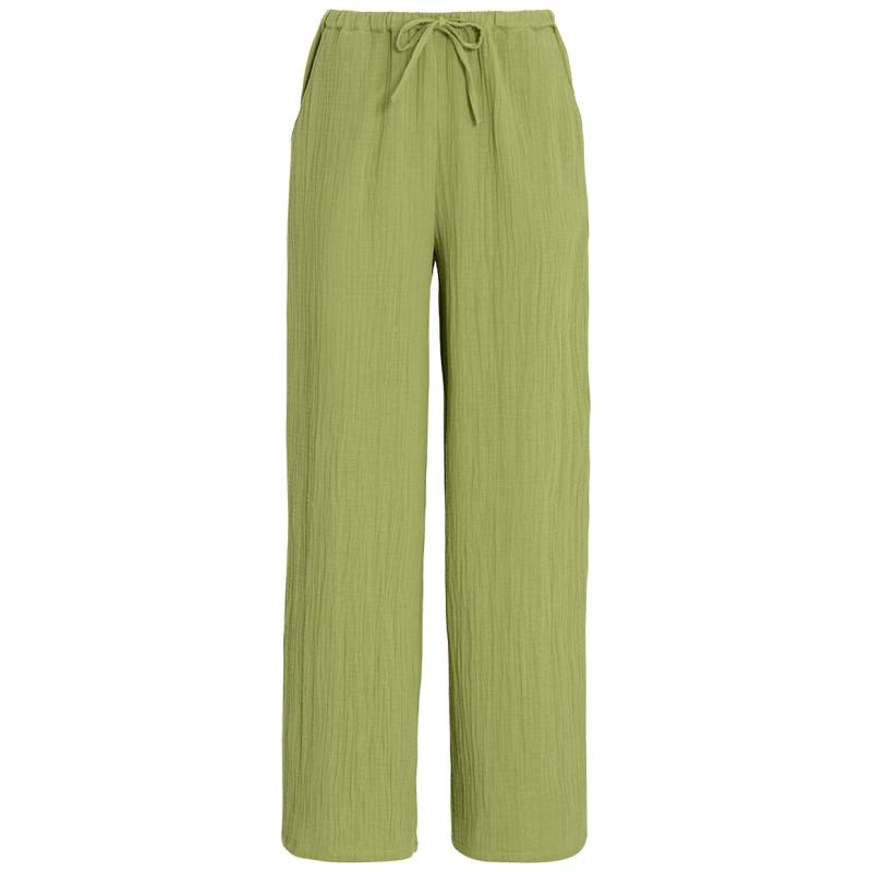 Damen Musselin-Hose in Unifarben von Gina