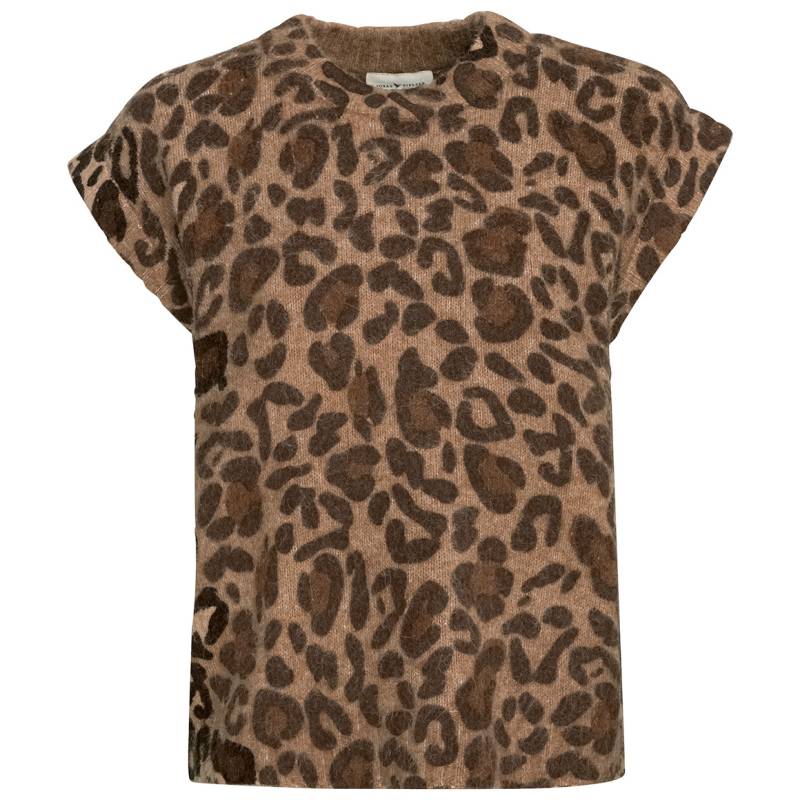 Damen Pullunder mit Leo-Muster von Gina