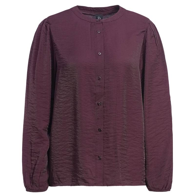 Damen Satinbluse mit Knopfleiste von Gina