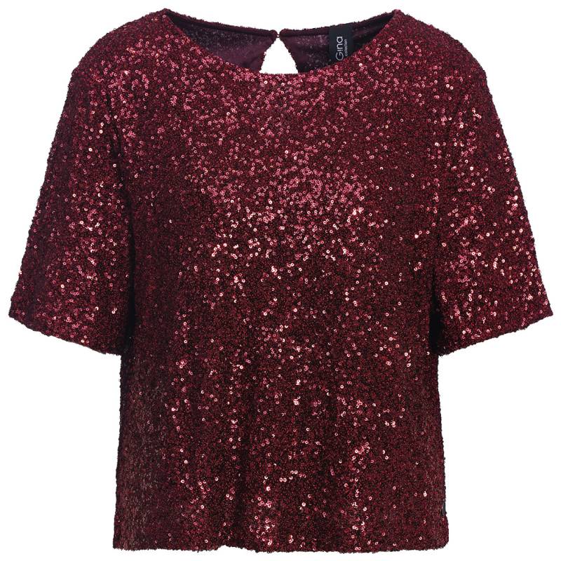 Damen Shirt mit glitzernden Pailletten von Gina