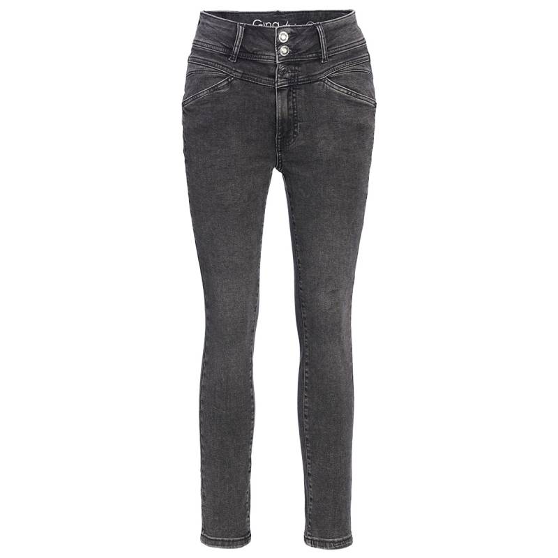 Damen Skinny-Jeans mit Used-Waschung von Gina