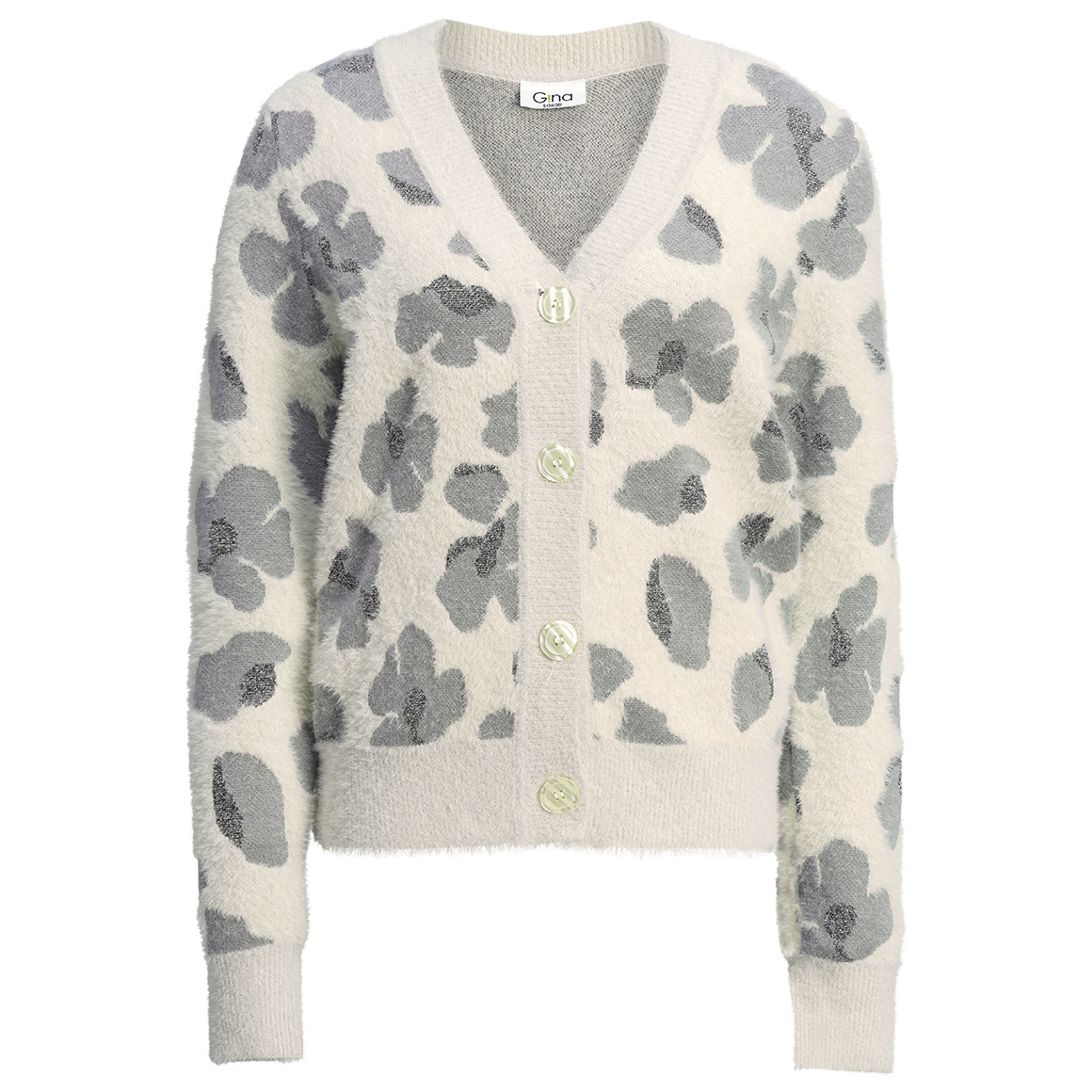 Damen Strickjacke mit Effektgarn von Gina