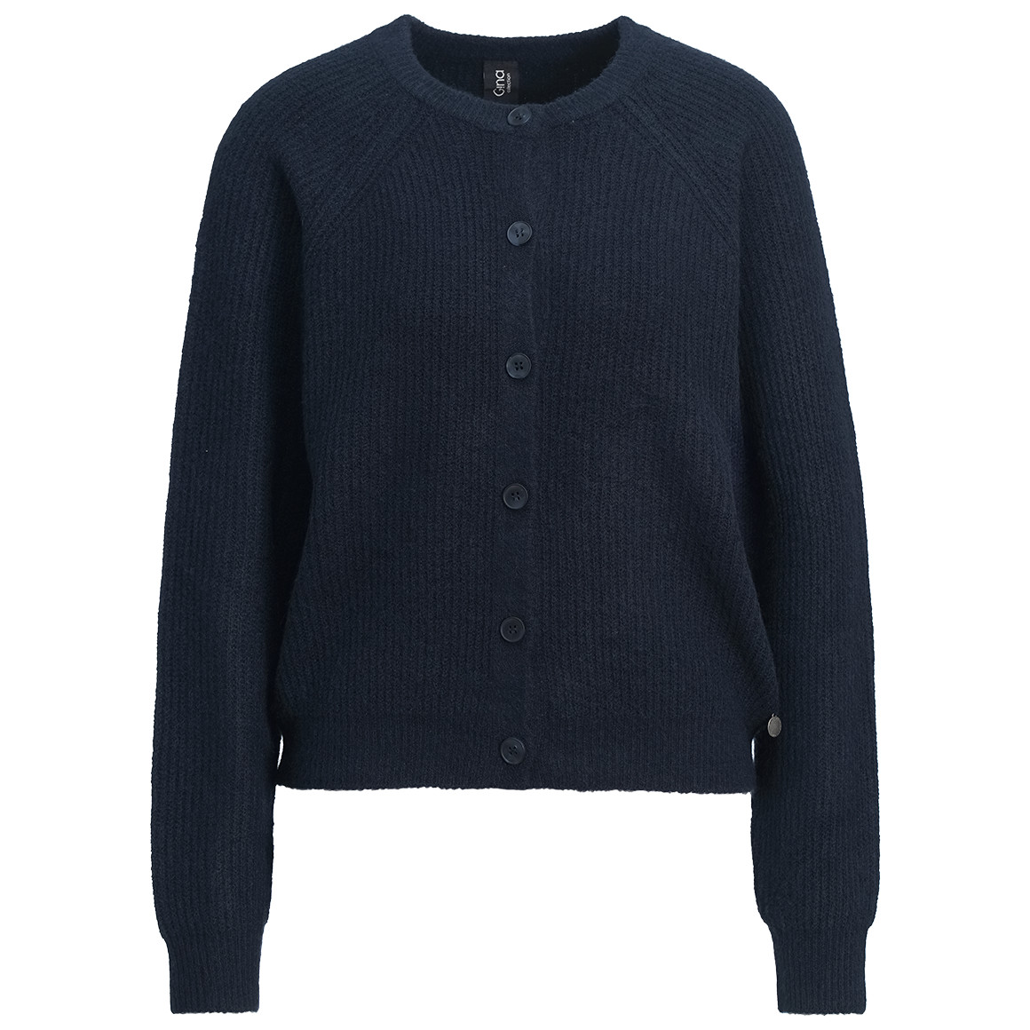 Damen Strickjacke mit Rippstruktur von Gina