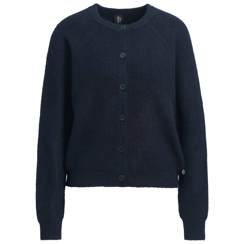 Damen Strickjacke mit Rippstruktur von Gina