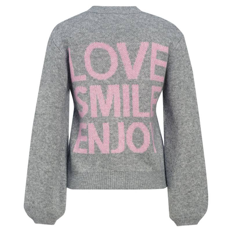 Damen Strickjacke mit Schriftzug von Gina