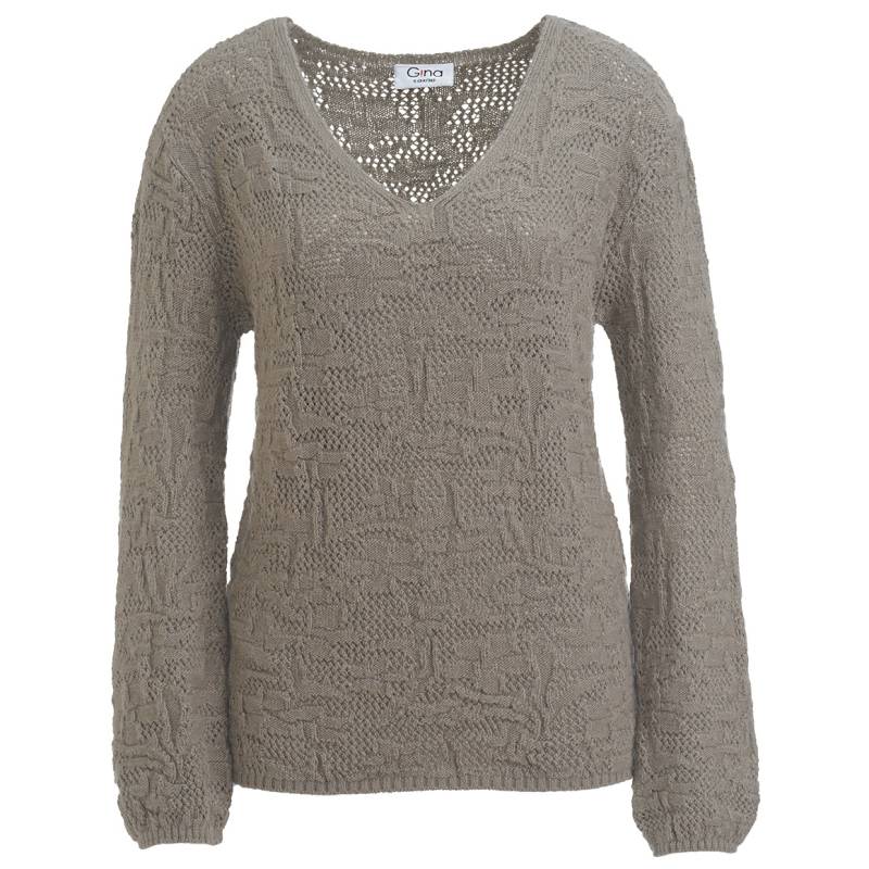Damen Strickpullover mit Ajourmuster von Gina