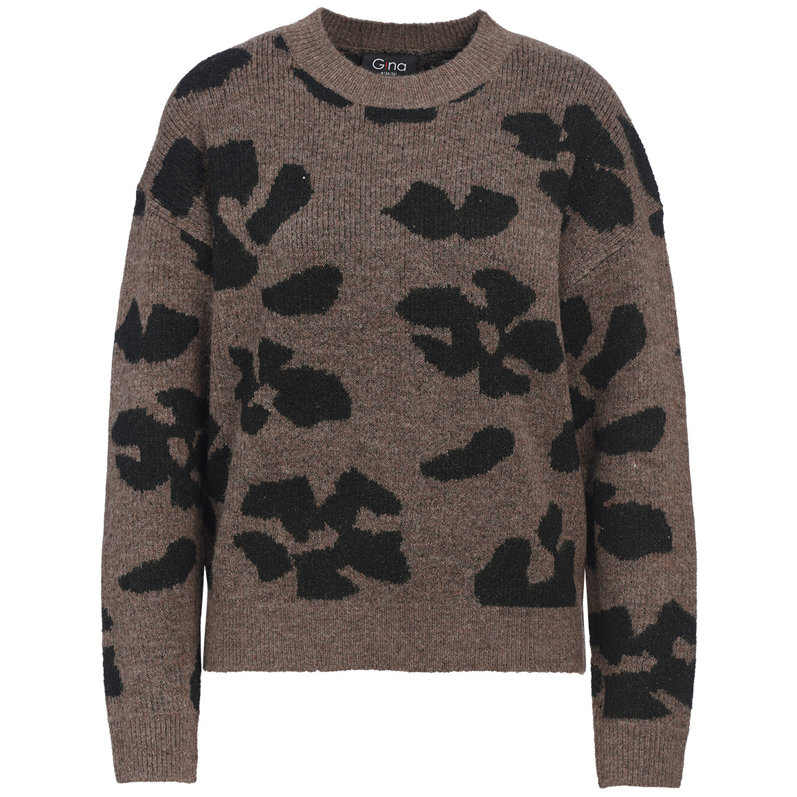 Damen Strickpullover mit Allover-Muster von Gina