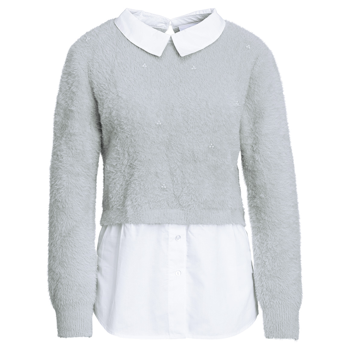 Damen Strickpullover mit Layer von Gina