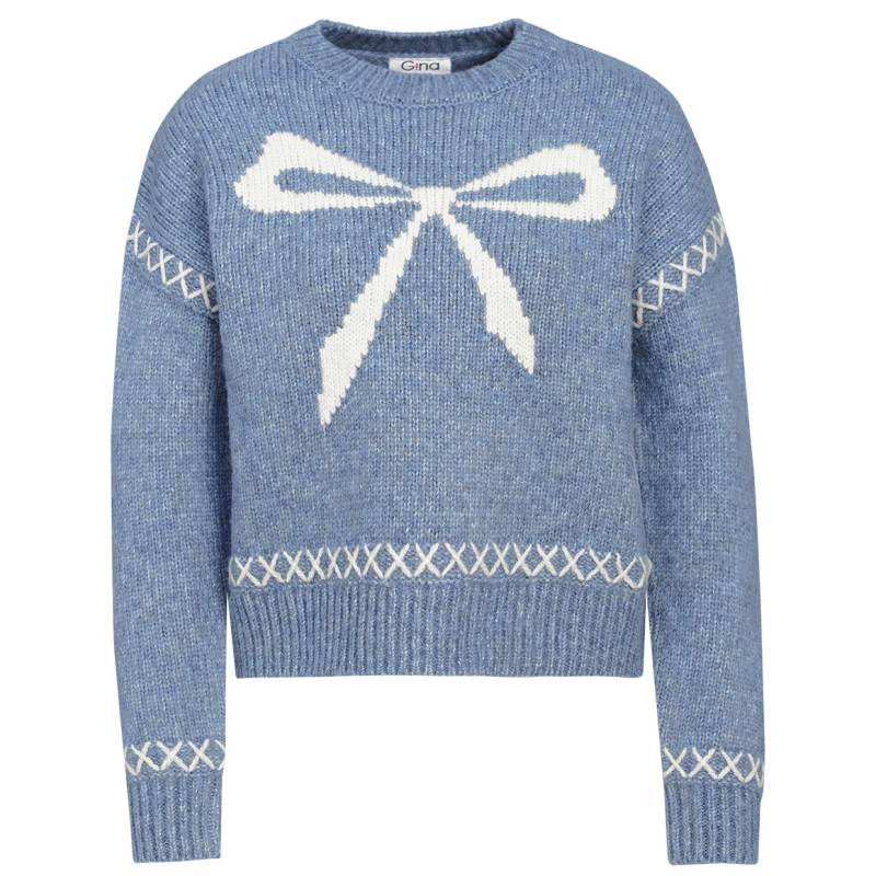 Damen Strickpullover mit Schleifen-Muster von Gina
