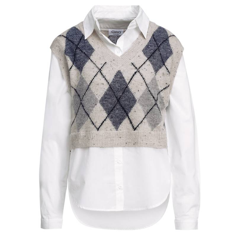 Damen Strickpullunder im Lagen-Look von Gina