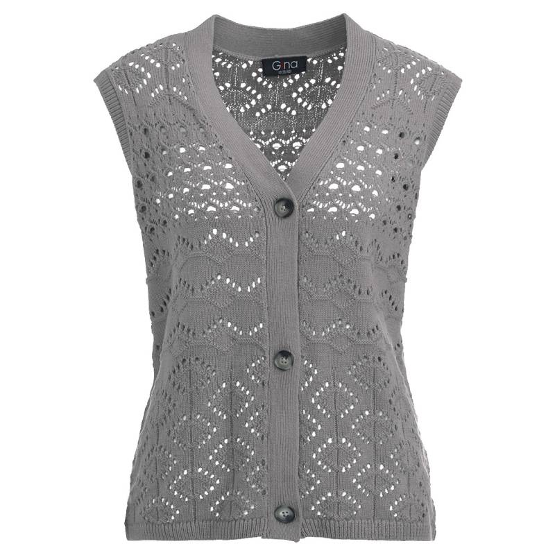 Damen Strickweste mit Ajourmuster von Gina
