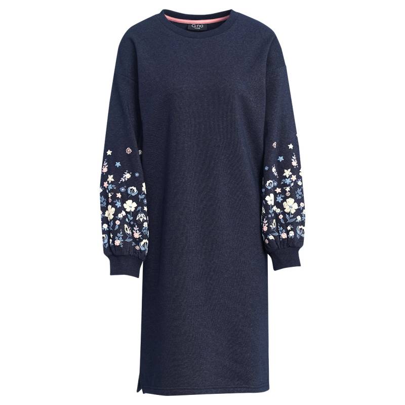 Damen Sweatkleid mit Blumen-Print von Gina