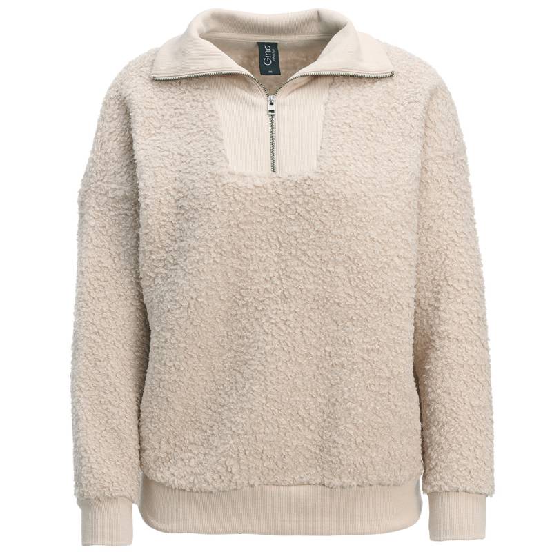 Damen Sweatshirt im Teddy-Look von Gina