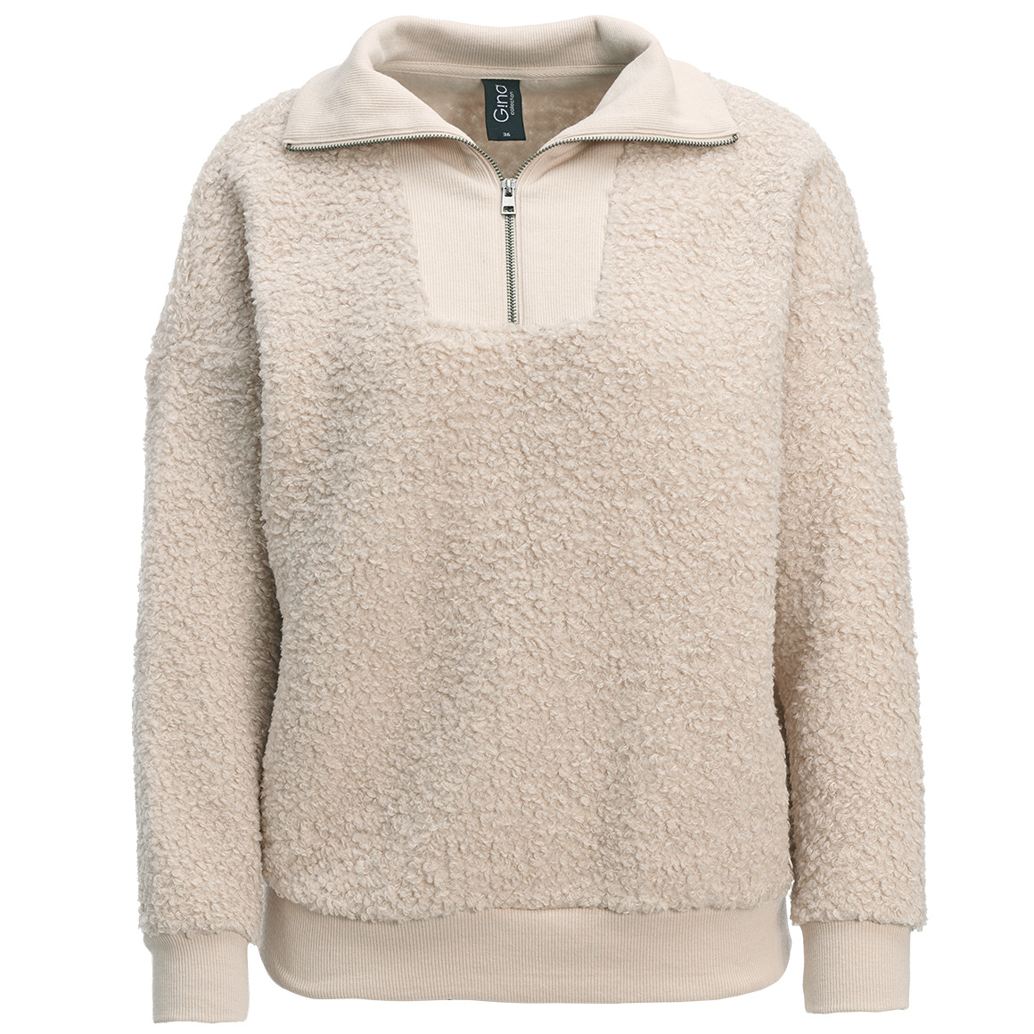 Damen Sweatshirt im Teddy-Look von Gina