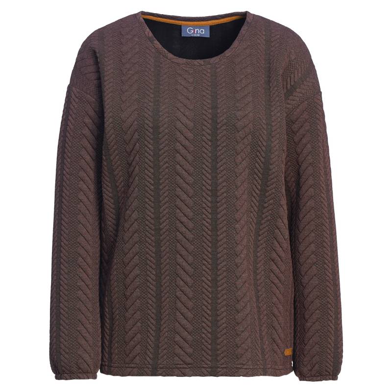 Damen Sweatshirt mit Strukturmuster von Gina