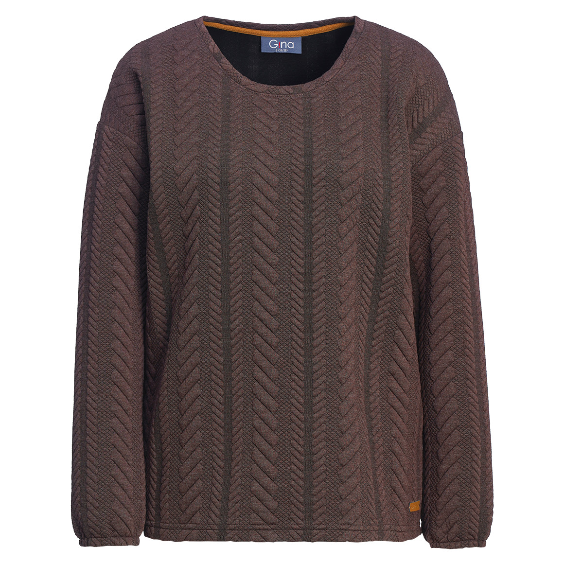 Damen Sweatshirt mit Strukturmuster von Gina