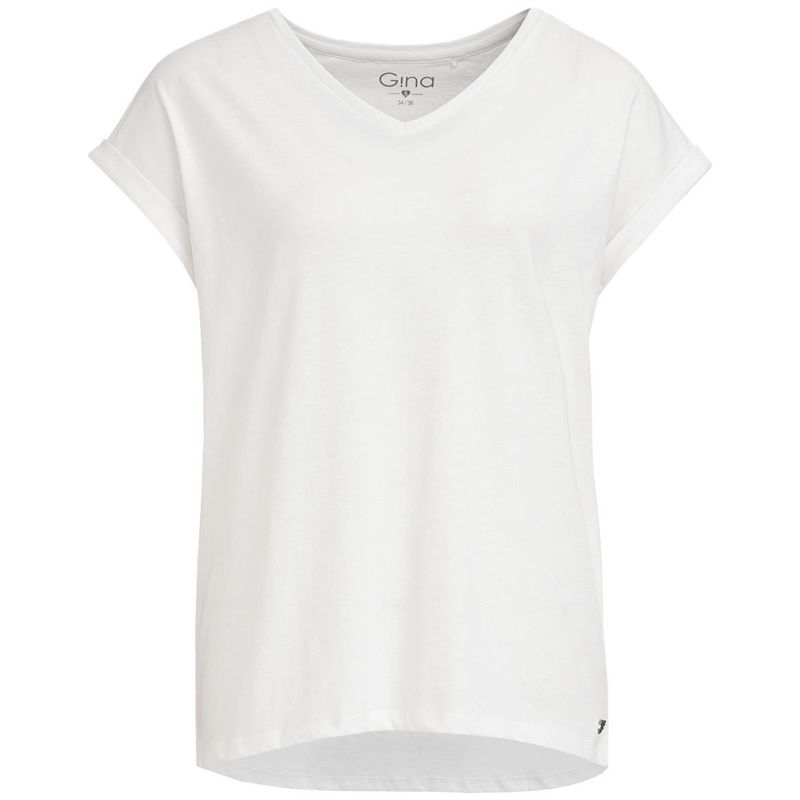 Damen T-Shirt im Basic-Look von Gina