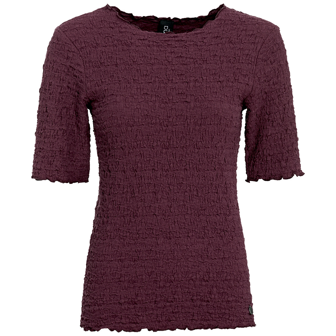 Damen T-Shirt in Crepp-Optik Damen T-Shirt in Crepp-Optik von Gina