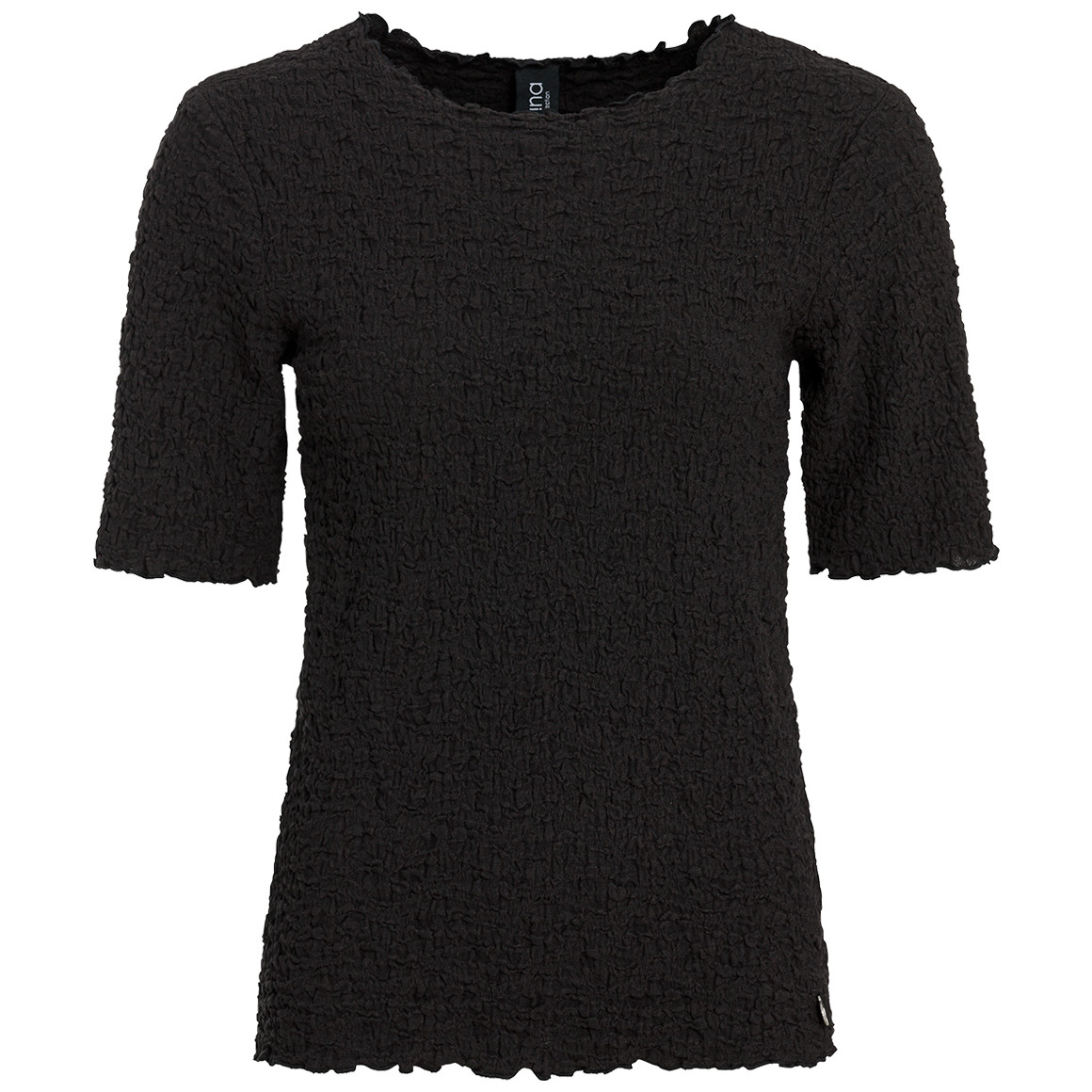 Damen T-Shirt in Crepp-Optik von Gina