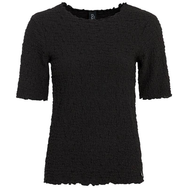 Damen T-Shirt in Crepp-Optik von Gina