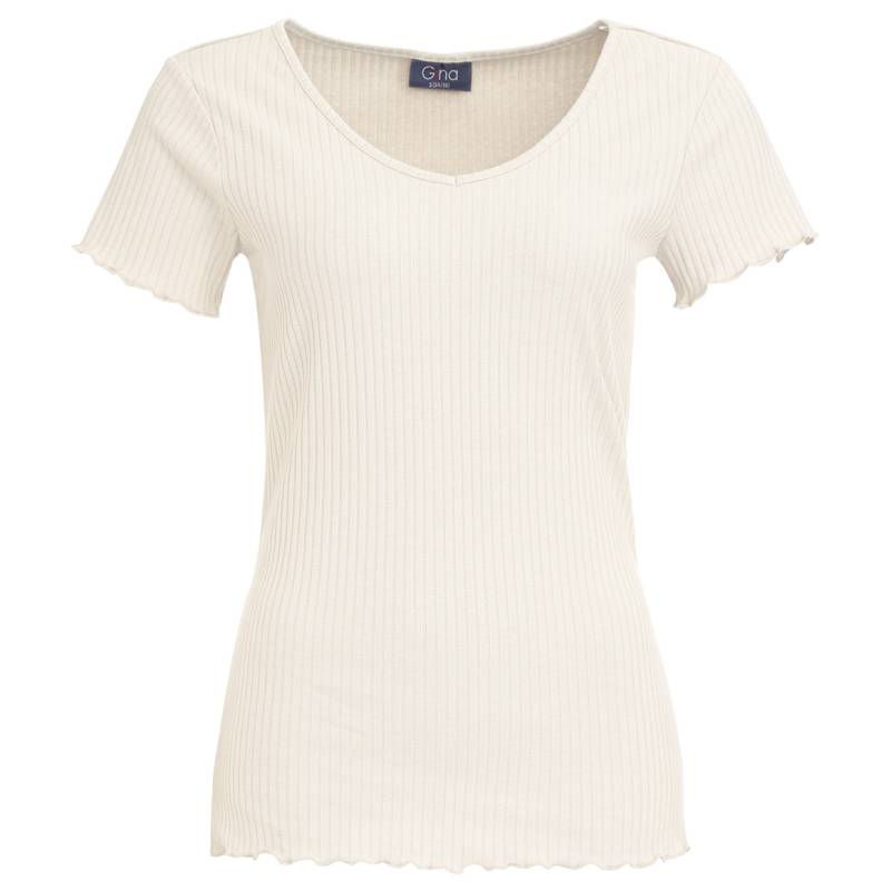 Damen T-Shirt in Rippstruktur von Gina