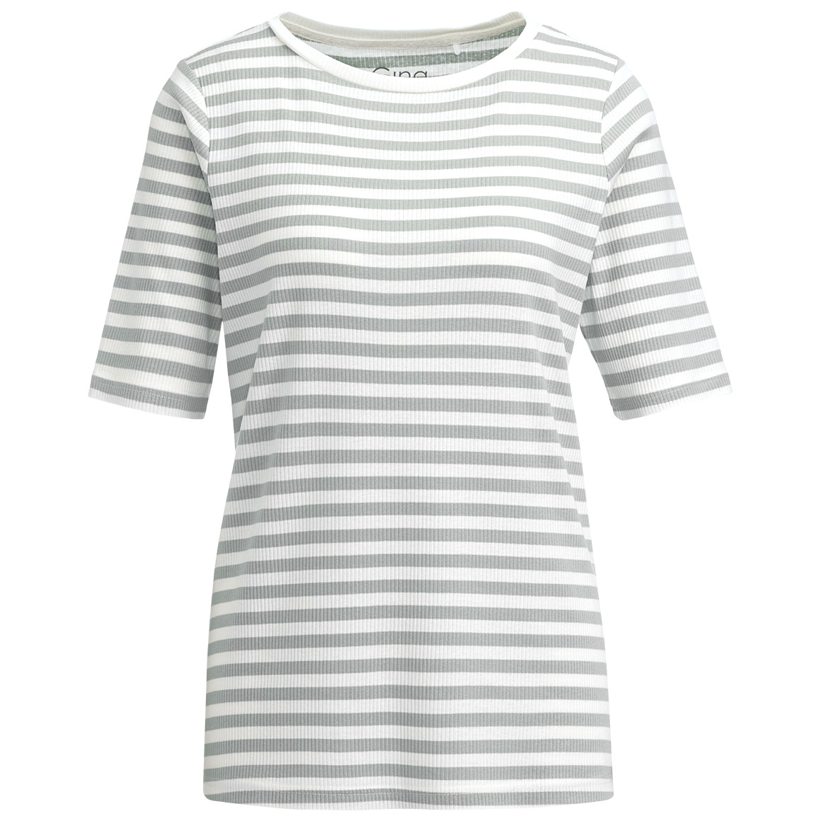 Damen T-Shirt in gestreifter Optik von Gina