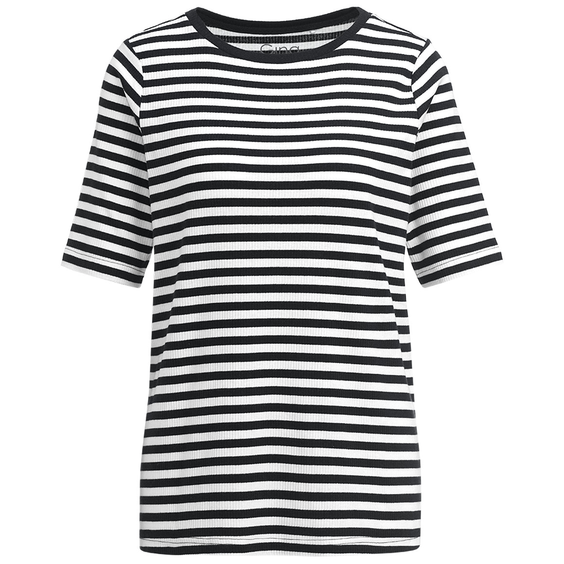 Damen T-Shirt in gestreifter Optik von Gina