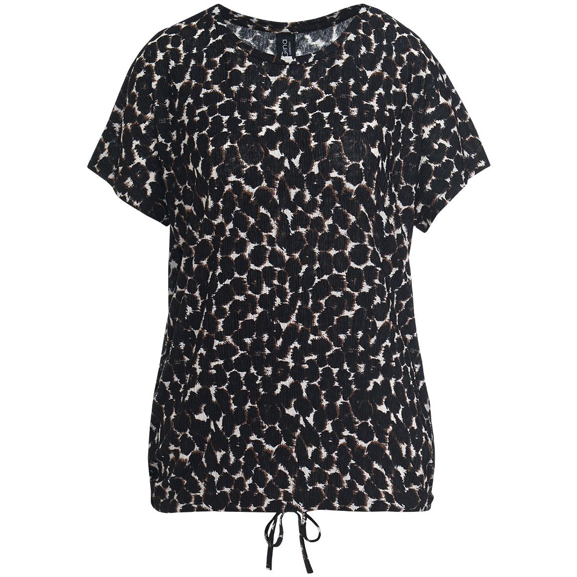 Damen T-Shirt mit elastischem Saum Damen T-Shirt mit elastischem Saum von Gina