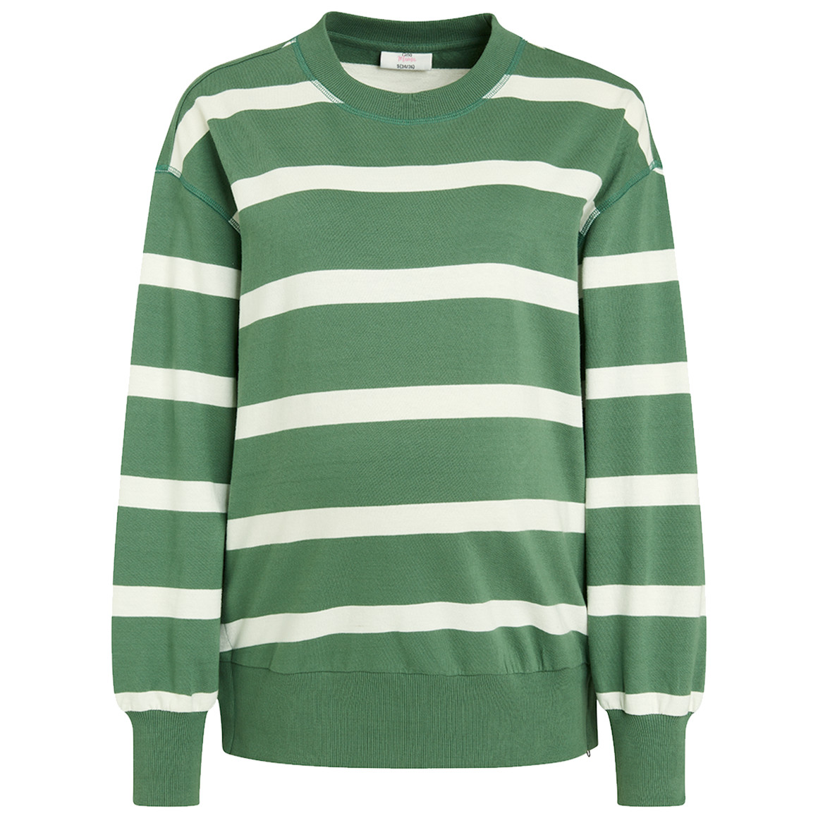 Damen Umstands-Sweatshirt mit Streifen von Gina