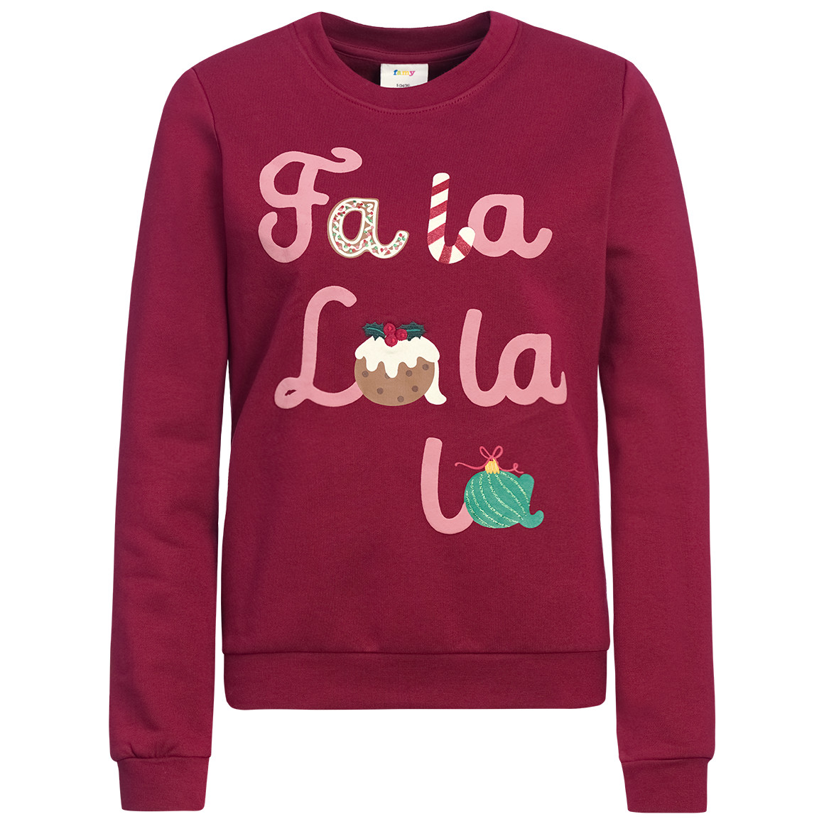 Damen Weihnachtssweatshirt mit Print von Gina