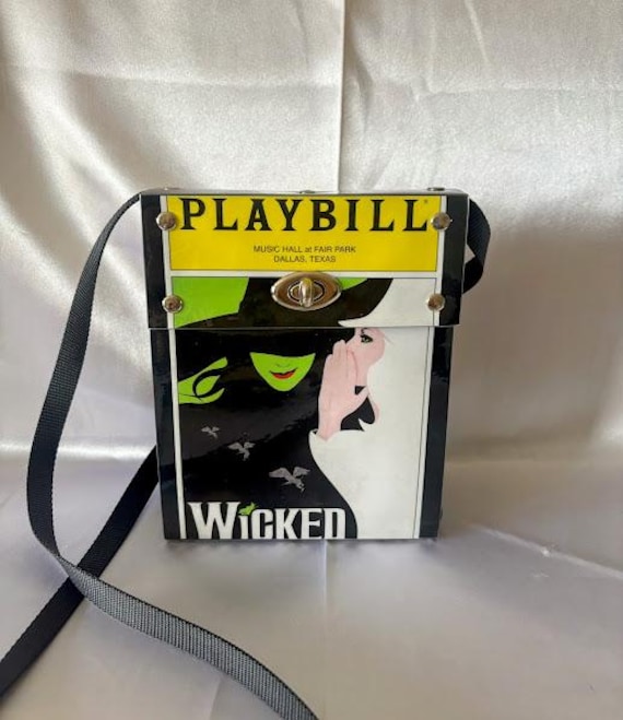 Wicked Playbill Recycelte Wiedergewonnene Handtaschen Geldbörse ~Cross-Body~ Wicked Playbill Recycelte Wiedergewonnene Handtaschen Geldbörse ~Cross-Body~ von GinaMarieHandbags