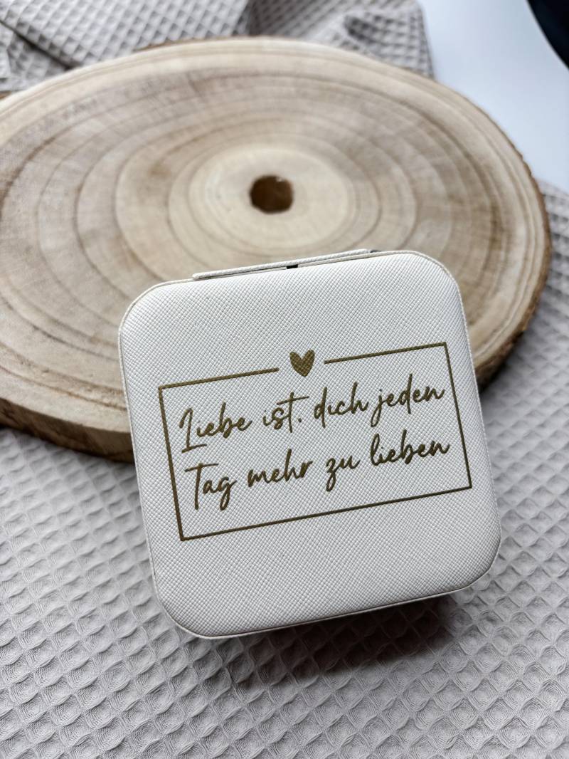 Schmuckbox, Mit Spruch , Für Freundin| Schmuckkästchen Reiseschmuckbox | Geschenk Valentinstag Vakentinstagsgeschenk von GinasWunderwerke