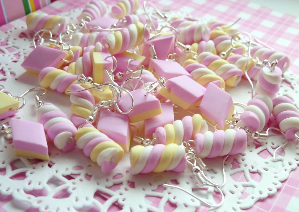 Marshmallows Ohrringe Marshmallows Ohrringe von Ginature