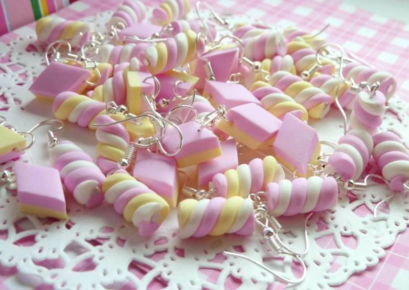 Marshmallows Ohrringe Marshmallows Ohrringe von Ginature