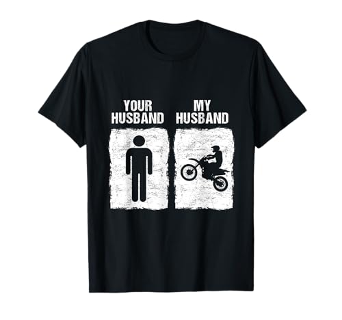 Biker Wife T-Shirt Frauen Lustiger Mein Ehemann Ihr Motorrad T-Shirt Biker Wife T-Shirt Frauen Lustiger Mein Ehemann Ihr Motorrad T-Shirt von Ginger Kitty Motorrad Biker T-Shirts