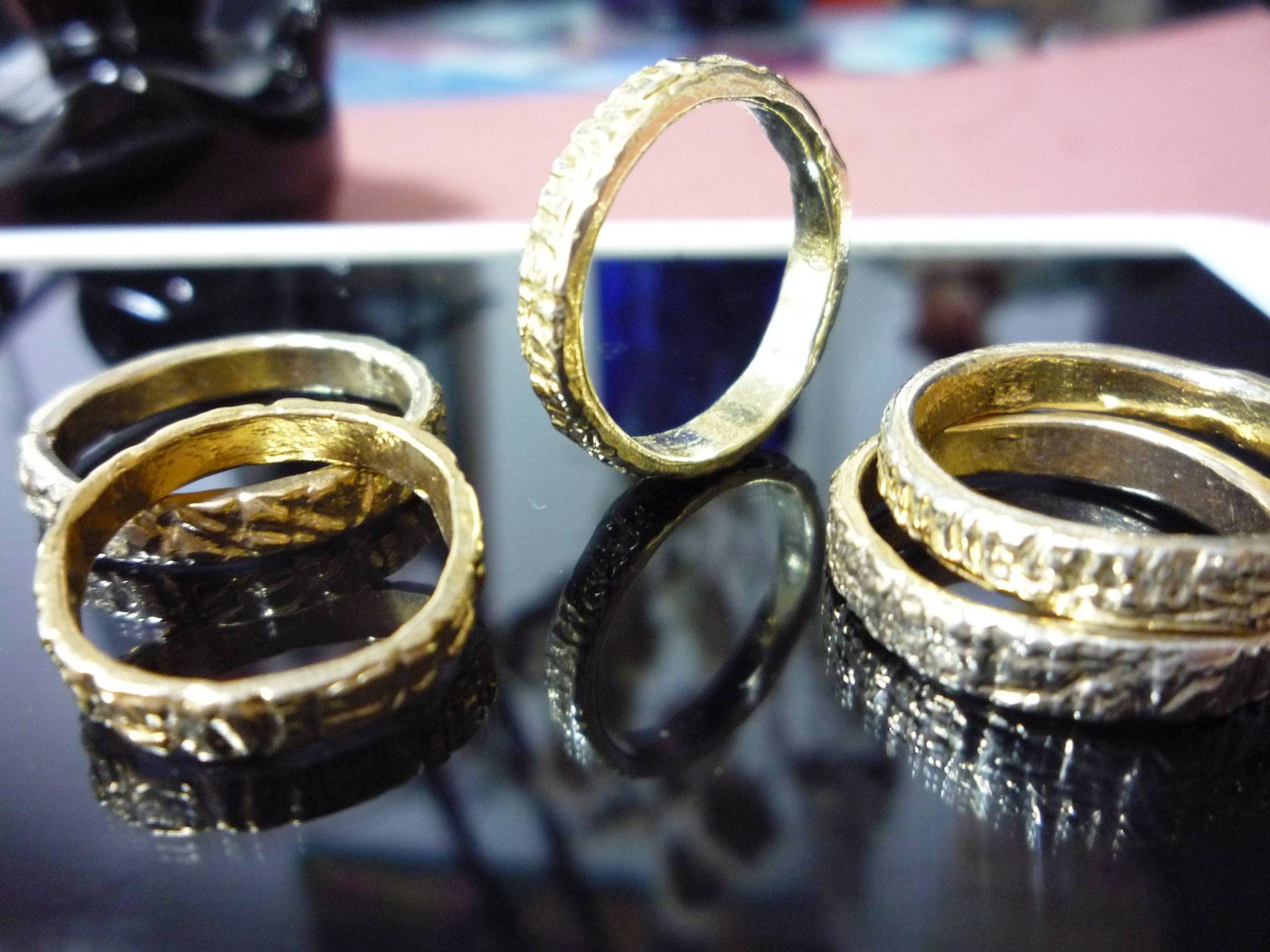 Gold Ring, Vergoldet, Massivem Silber 925 Geschenk Für Ihn, Sie, Verlobungsring Gold Ring, Vergoldet, Massivem Silber 925 Geschenk Für Ihn, Sie, Verlobungsring von GingerSilver925