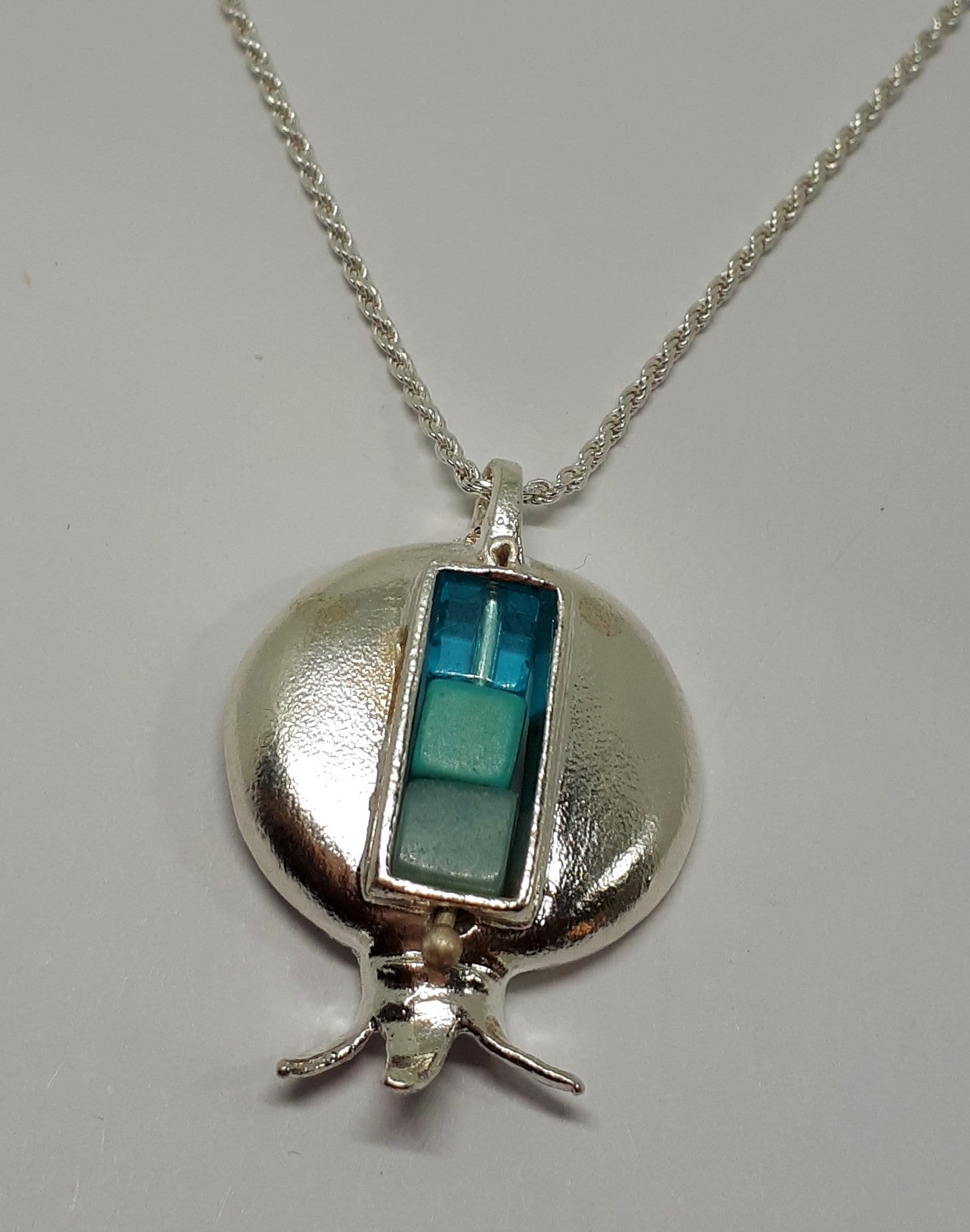 Granatapfel-Halskette, Judaica Schmuck, Anhänger Silber Granatapfel Granatapfel-Halskette, Judaica Schmuck, Anhänger Silber Granatapfel von GingerSilver925