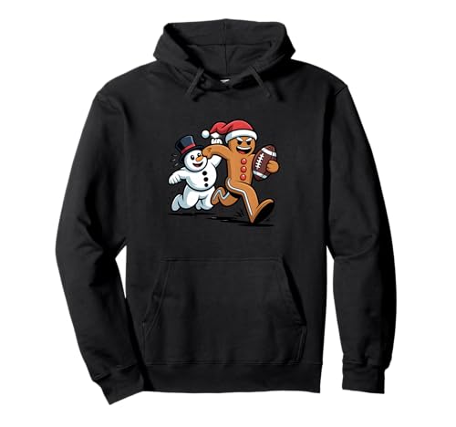 Weihnachten American Football Lebkuchenmann Schneemann Jungen Herren Pullover Hoodie Weihnachten American Football Lebkuchenmann Schneemann Jungen Herren Pullover Hoodie von Gingerbread Snowman Football Xmas