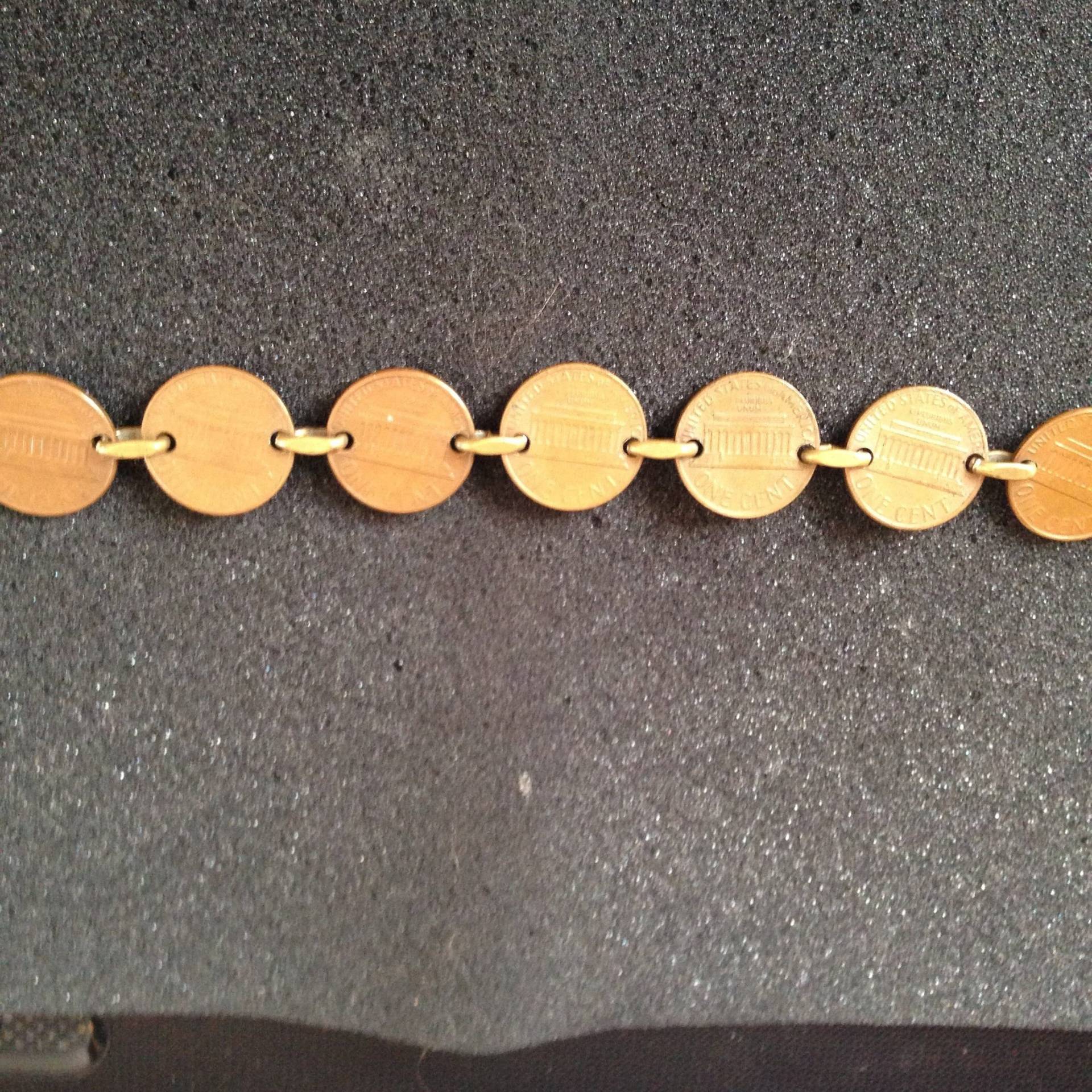 Penny-Armband 8" Vintage Penny-Armband 8" Vintage von GingersEstateSale