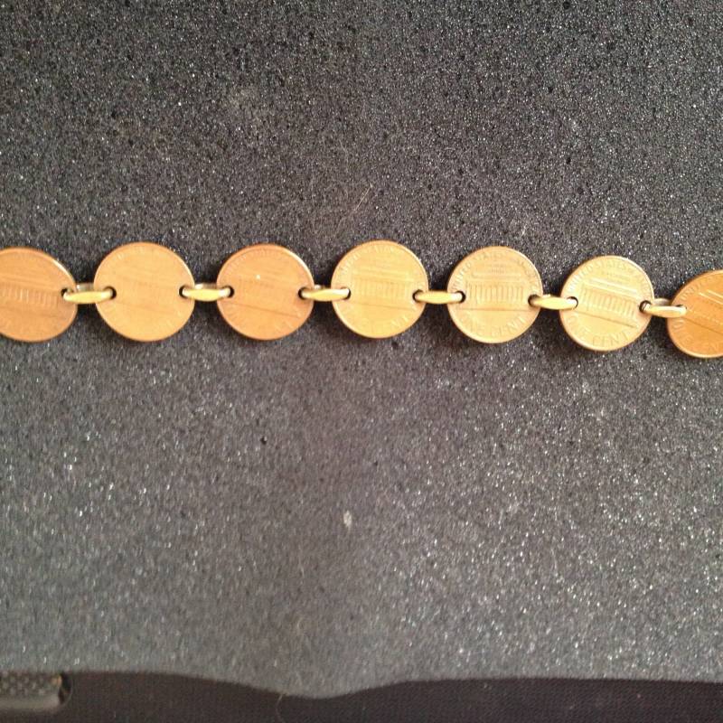 Penny-Armband 8" Vintage Penny-Armband 8" Vintage von GingersEstateSale