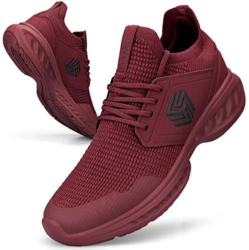 Giniros Laufschuhe Herren Sneaker Schuhe Sportschuhe Turnschuhe Running Tennis Freizeit Straßenlaufschuhe Fashion Leichtgewichts Atmungsaktiv Walkingschuhe Outdoor Fitness Gym Jogging Hallenschuhe von Giniros